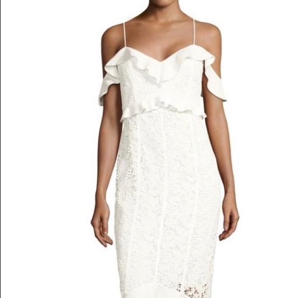 Rachel Zoe Ivory Chloe Lace Mermaid Gown Dress - 0 - Picture 6 of 14